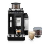 De’Longhi Rivelia - Perfetto Kaffeevollautomat mit LatteCrema-Milchaufschäumer, 16 One-Touch-Getränke, farbiges Touch-Display, austauschbare Bohnenbehälter, Weiß (EXAM440.55.W)