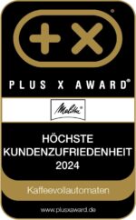 Melitta Latticia OT - Kaffeevollautomat mit Milchsystem, Kaffeemaschine mit Mahlwerk für z. B. Kaffee oder Cappuccino, silber/schwarz