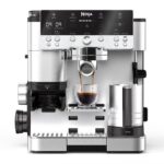 Ninja Luxe Premier 3-in-1 Kaffeemaschine, für Espresso, Cold Brew & Filterkaffee, 4 automatische Schaumeinstellunge, Grau-Metall, ES601EUGM