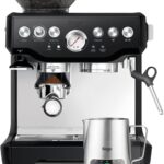 Sage - The Barista Express - Kaffeemaschine mit manuellem Milchaufschäumer & Mahlwerk - Automatisches Mahlen, individueller Milchschaum - Schwarzer Trüffel, Milchkännchen mit Temperaturregelung