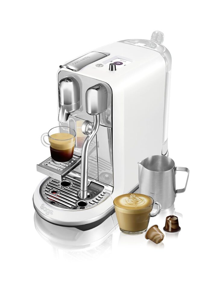 Sage Nespresso SNE800BSS the Creatista Plus Kaffeekapselmaschine, Gebürstetes Edelstahl