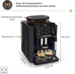 Krups Sensation Kaffeevollautomat mit Milchschaumdüse, Kaffeemaschine für Espresso, Cappuccino & Latte Macchiato, gemacht für Bohnenkaffee & Filterkaffee, bis zu 5 Kaffeegetränke und 2-Tassen-Funktion