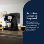 De’Longhi Magnifica Evo - Perfetto Kaffeevollautomat mit LatteCrema-Milchaufschäumer, 7 One-Touch-Getränke, Cappuccino, Espresso Kaffeemaschine, Soft-Touch-Bedienfeld, Schwarz (ECAM292.81.B)