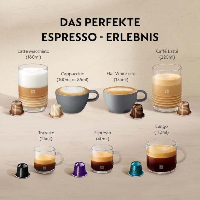 Sage Nespresso SNE800BSS the Creatista Plus Kaffeekapselmaschine, Gebürstetes Edelstahl