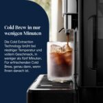 De’Longhi Eletta Explore - Perfetto Kaffeevollautomat mit LatteCrema-Milchaufschäumer, 50 Getränke inklusive Cold Brew auf Knopfdruck, farbiges Touch-Display, Dunkelgrau (ECAM452.67.G)