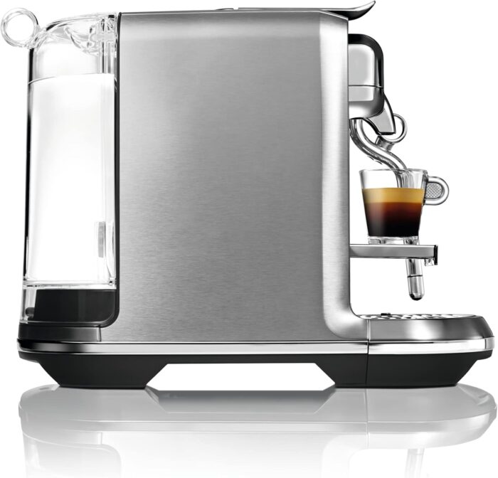 Sage Nespresso SNE800BSS the Creatista Plus Kaffeekapselmaschine, Gebürstetes Edelstahl