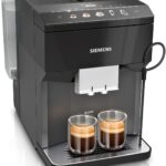 Siemens Kaffeevollautomat EQ500 classic, farbiges TFT-Display, 5 Kaffee- und Milchgetränke, Doppeltassenfunktion, einfache Reinigung, entnehmbare Brüheinheit, mit Milchschlauch, Schwarz, TP511E19