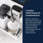 De’Longhi Rivelia - Perfetto Kaffeevollautomat mit LatteCrema-Milchaufschäumer, 16 One-Touch-Getränke, farbiges Touch-Display, austauschbare Bohnenbehälter, Weiß (EXAM440.55.W)
