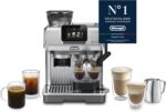 De’Longhi La Specialista Touch - Perfetto Siebträgermaschine Espressomaschine mit Mahlwerk, 10 Getränke, Cold Brew, automatische und manuelle Milchaufschäumung, Touchscreen, Metall (EC9455.M)