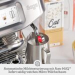 Sage - The Barista Touch Impress - Kaffeemaschine mit automatischer Milchaufschäumung, integriertem Mahlwerk & Cold Brew-Funktion - Intelligente Dosierung, assistiertes Tampern - Gebürsteter Edelstahl