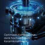 Siemens Kaffeevollautomat EQ500 classic, farbiges TFT-Display, 5 Kaffee- und Milchgetränke, Doppeltassenfunktion, einfache Reinigung, entnehmbare Brüheinheit, mit Milchschlauch, Schwarz, TP511E19