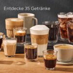 Siemens Kaffeevollautomat EQ700 classic, großes farbiges TFT-Display, 36 Heiß- und Kaltgetränke, Cold Brew, 10 Favoriten, 2-Tassen-Funktion, Steuerung per App, autom. Reinigungsystem, Silber, TP715E17