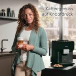 Siemens Kaffeevollautomat EQ500 classic, farbiges TFT-Display, 5 Kaffee- und Milchgetränke, Doppeltassenfunktion, einfache Reinigung, entnehmbare Brüheinheit, mit Milchschlauch, Schwarz, TP511E19
